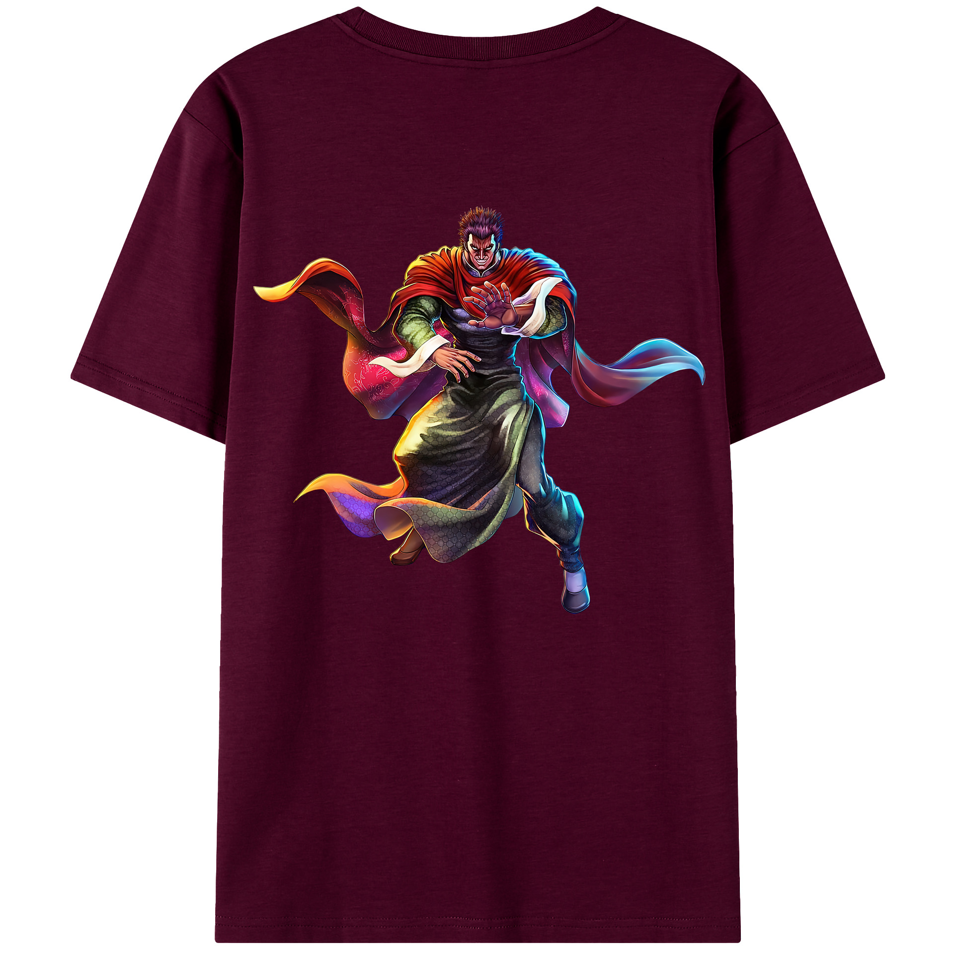 （画像用） 北斗の拳 Fist of the North Star レディース半袖Tシャツ(バックプリント)